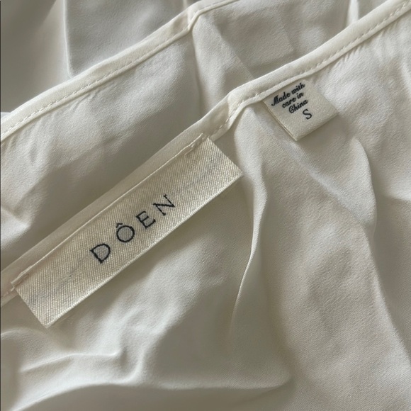 Doen Lilith White Sheer Mini Dress - Picture 2 of 5